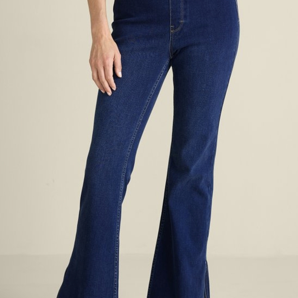 Women's Blue Flared Jeans